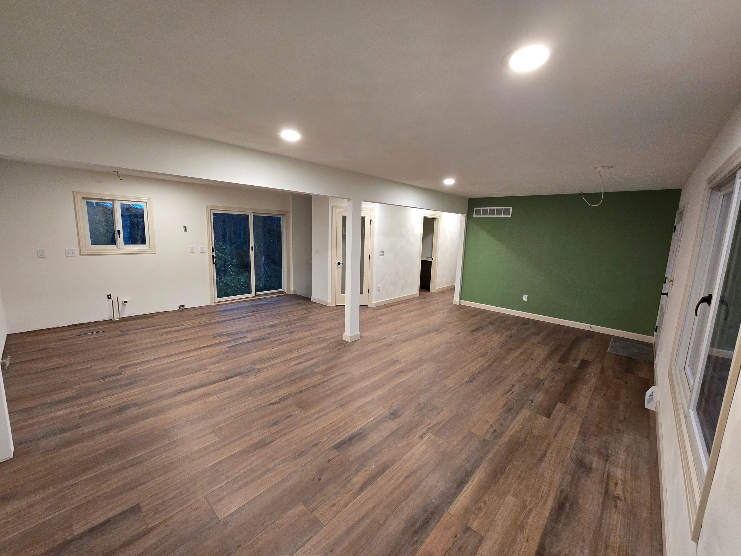 Completed large interior remodeling project